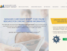 Tablet Screenshot of managedcaredigest.com